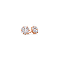 Micro Dax Diamond Cluster Earrings (8mm)