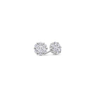 Micro Dax Diamond Cluster Earrings (8mm)