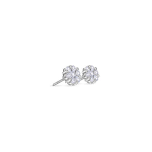 Micro Dax Diamond Cluster Earrings