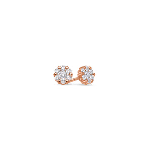 Nano Dax Diamond Cluster Earrings
