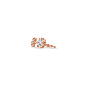 Nano Dax Diamond Cluster Earrings