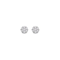 Nano Dax Diamond Cluster Earrings (7mm)