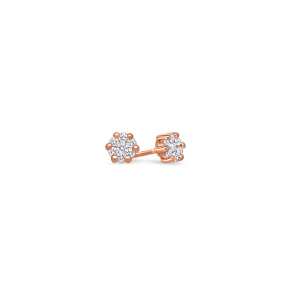 Pico Dax Diamond Cluster Earrings