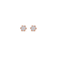 Pico Dax Diamond Cluster Earrings (6mm)