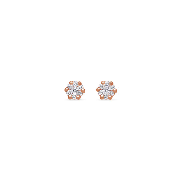 Pico Dax Diamond Cluster Earrings
