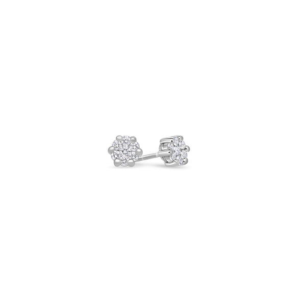 Pico Dax Diamond Cluster Earrings
