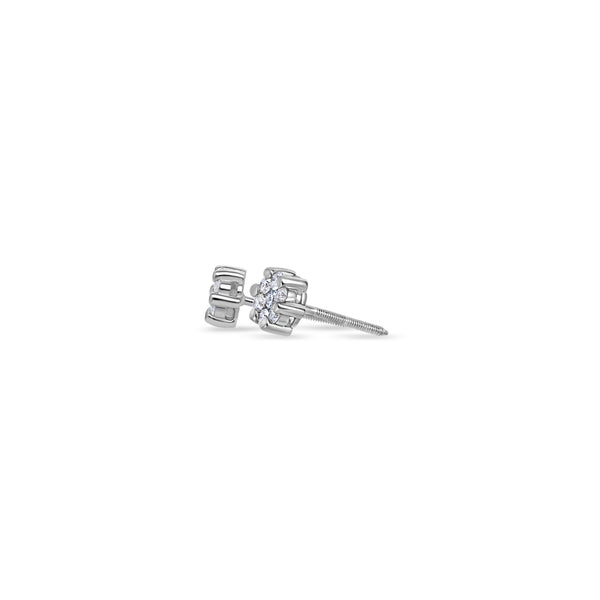 Pico Dax Diamond Cluster Earrings