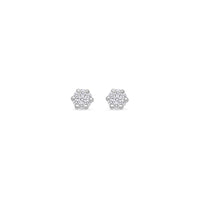 Pico Dax Diamond Cluster Earrings (6mm)