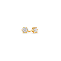 Pico Dax Diamond Cluster Earrings (6mm)
