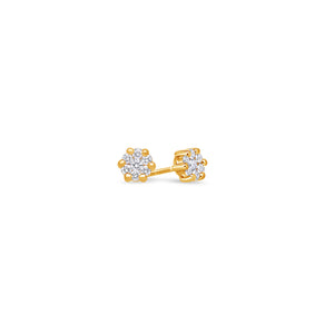 Pico Dax Diamond Cluster Earrings