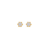 Pico Dax Diamond Cluster Earrings (6mm)