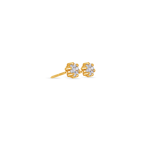 Pico Dax Diamond Cluster Earrings
