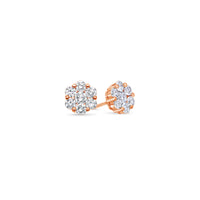 Baby Dax Diamond Cluster Earrings (10mm)