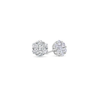 Baby Dax Diamond Cluster Earrings (10mm)