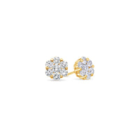 Baby Dax Diamond Cluster Earrings (10mm)