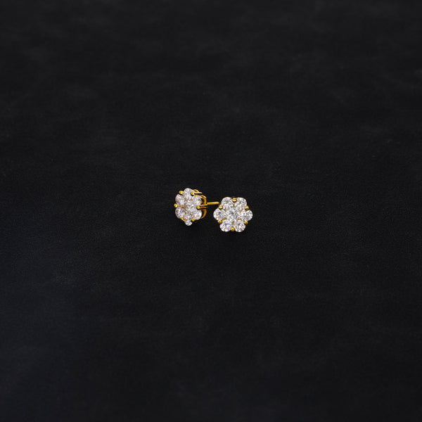 Dax Diamond Cluster Earrings (11mm)