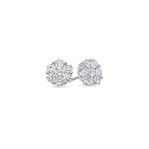 Dax Diamond Cluster Earrings (11mm)
