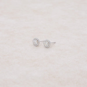 Elle Diamond Stud Earrings (1.00 Carat Total)