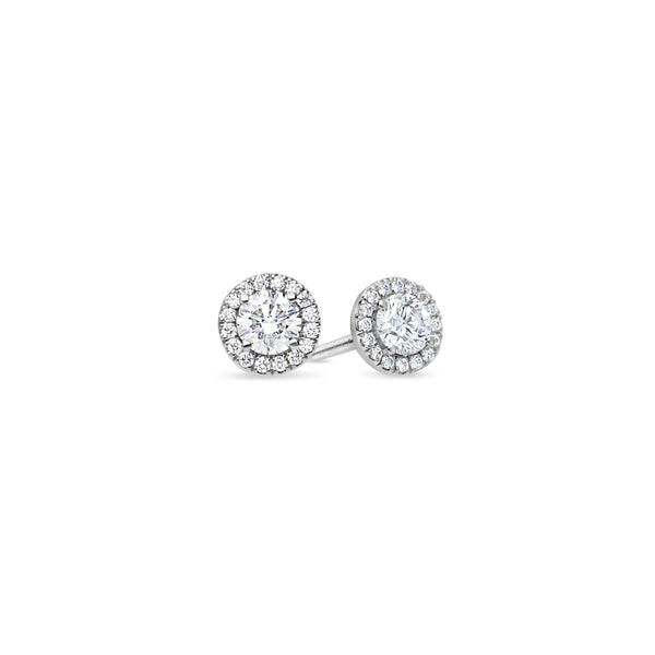 Elle Diamond Stud Earrings (1.00 Carat Total)