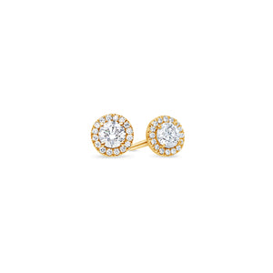 Elle Diamond Stud Earrings (1.00 Carat Total)