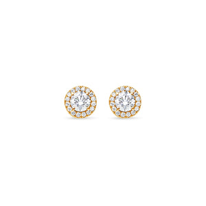 Elle Diamond Stud Earrings (1.00 Carat Total)