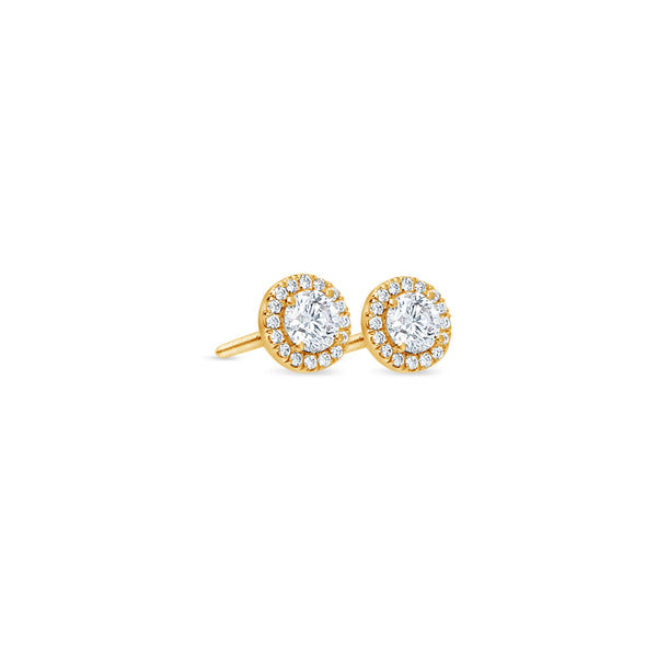 Elle Diamond Stud Earrings (1.00 Carat Total)