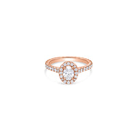 Elle Halo Engagement Ring (GIA Oval, 0.50ct)