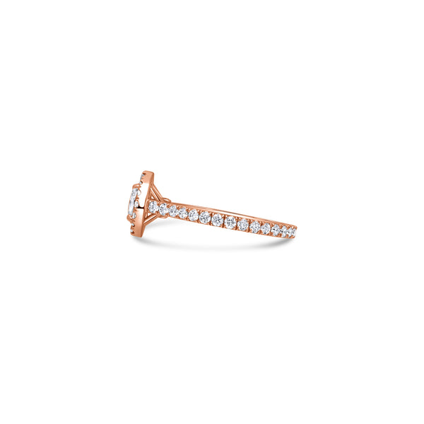Elle Halo Engagement Ring (GIA Oval, 0.50ct)