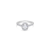 Elle Halo Engagement Ring (GIA Oval, 0.50ct)