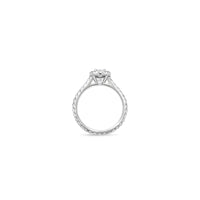 Elle Halo Engagement Ring (GIA Oval, 0.50ct)