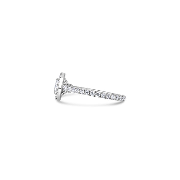 Elle Halo Engagement Ring (GIA Oval, 0.50ct)