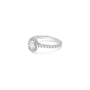 Elle Halo Engagement Ring (GIA Oval, 0.50ct)