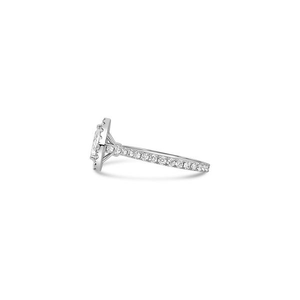 Elle Halo Engagement Ring (GIA Pear, 0.50ct)
