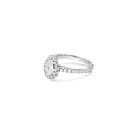 Elle Halo Engagement Ring (GIA Pear, 0.50ct)