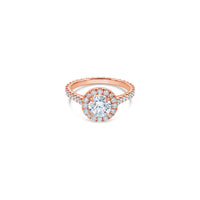 Elle Halo Engagement Ring (GIA Round 1.00ct)