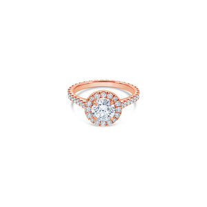 Elle Halo Engagement Ring (GIA Round 1.00ct)