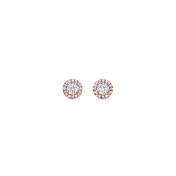 Elle Diamond Stud Earrings (0.70 Carat Total)