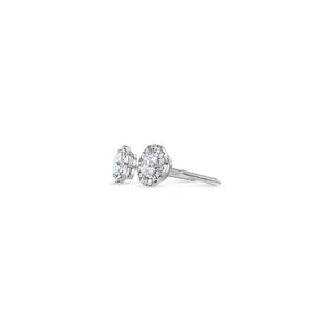 Elle Diamond Stud Earrings (0.70 Carat Total)