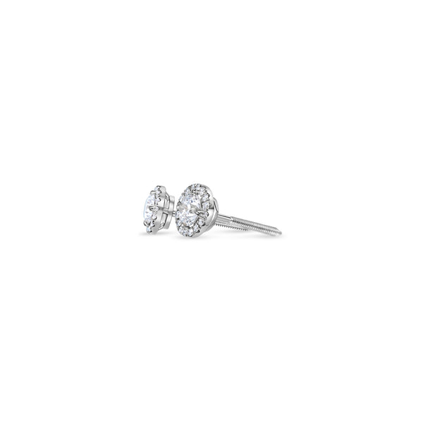 Elle Diamond Stud Earrings (0.70 Carat Total)