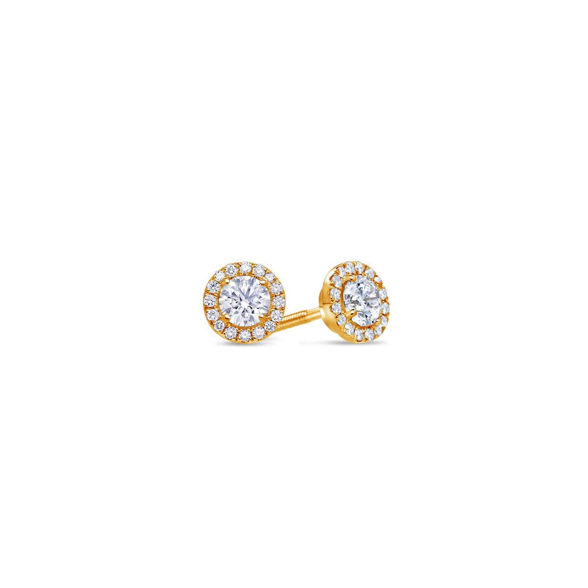 Elle Diamond Stud Earrings (0.70 Carat Total)