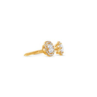 Elle Diamond Stud Earrings (0.70 Carat Total)