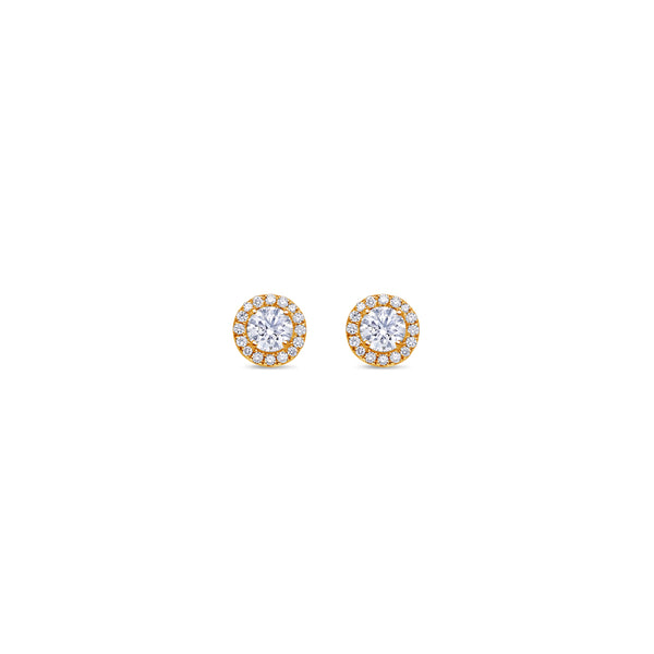Elle Diamond Stud Earrings (0.70 Carat Total)