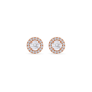 Elle Diamond Stud Earrings (GIA Round, 1.20 Carat Total)