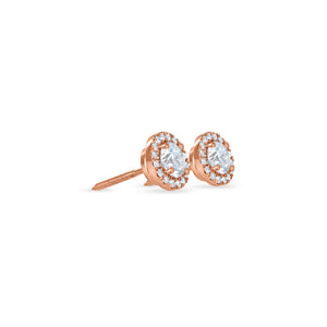Elle Diamond Stud Earrings (GIA Round, 1.20 Carat Total)