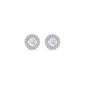 Elle Diamond Stud Earrings (GIA Round, 1.20 Carat Total)