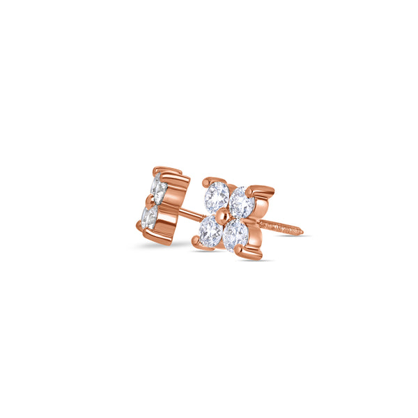 Baby Fortuna Diamond Cluster Earrings