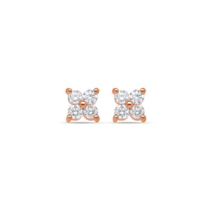 Baby Fortuna Diamond Cluster Earrings