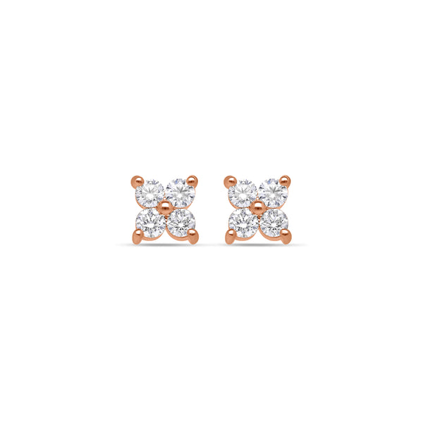 Baby Fortuna Diamond Cluster Earrings