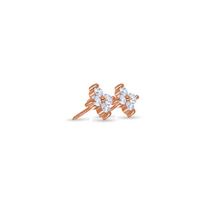 Baby Fortuna Diamond Cluster Earrings