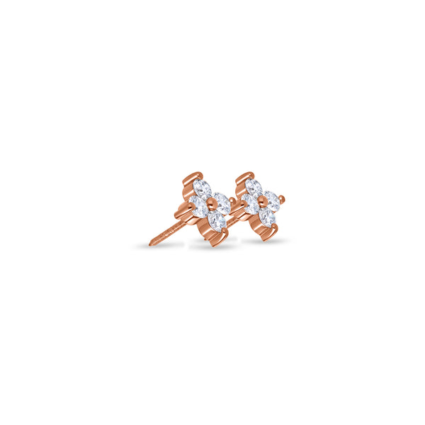 Baby Fortuna Diamond Cluster Earrings
